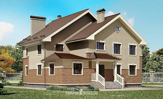 300-004-Л Проект двухэтажного дома, просторный коттедж из керамзитобетонных блоков Можга | Проекты домов от House Expert