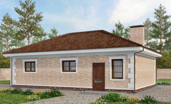 070-005-П Проект гаража из кирпича Сарапул | Проекты домов от House Expert