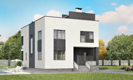 225-001-П Проект двухэтажного дома, уютный загородный дом из поризованных блоков Глазов | Проекты домов от House Expert