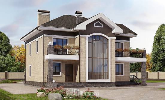 200-006-П Проект двухэтажного дома, простой дом из кирпича Глазов | Проекты домов от House Expert