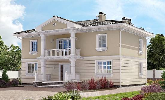 210-005-Л Проект двухэтажного дома, современный коттедж из газосиликатных блоков Воткинск | Проекты домов от House Expert