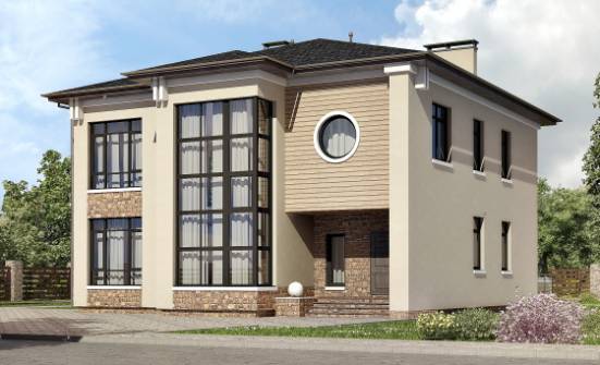 300-005-Л Проект двухэтажного дома, красивый домик из кирпича Глазов | Проекты домов от House Expert