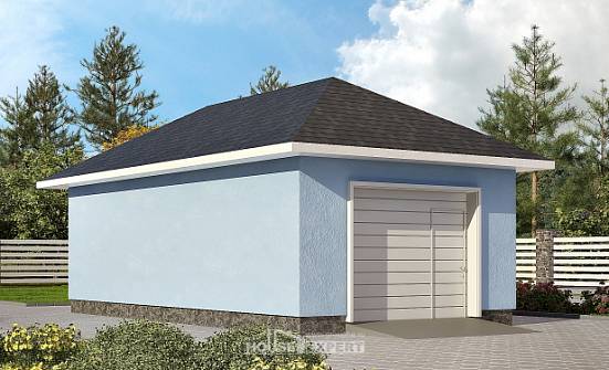 040-001-Л Проект гаража из блока Сарапул | Проекты домов от House Expert