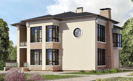 300-005-Л Проект двухэтажного дома, красивый домик из кирпича Глазов | Проекты домов от House Expert