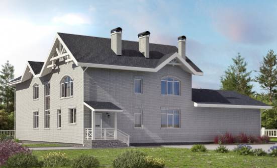 340-004-П Проект двухэтажного дома, большой коттедж из керамзитобетонных блоков Сарапул | Проекты домов от House Expert