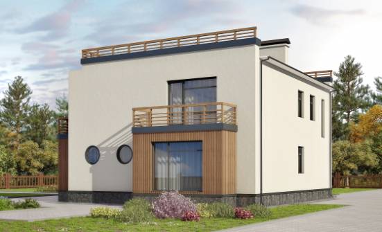 215-002-Л Проект двухэтажного дома, простой загородный дом из керамзитобетонных блоков Глазов | Проекты домов от House Expert