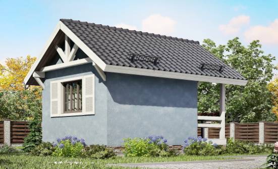 020-001-П Проект одноэтажного дома, простой загородный дом из дерева Можга | Проекты домов от House Expert