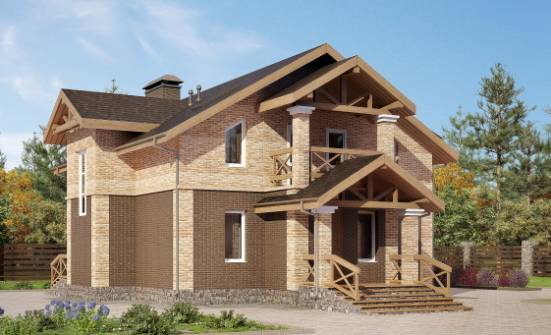 160-014-П Проект двухэтажного дома, бюджетный домик из газобетона Воткинск | Проекты домов от House Expert