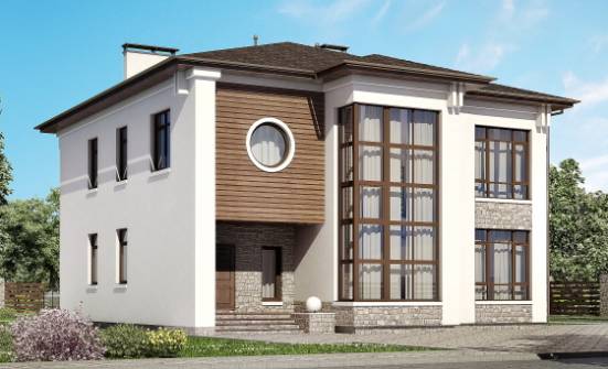 300-005-П Проект двухэтажного дома, уютный коттедж из кирпича Сарапул | Проекты домов от House Expert