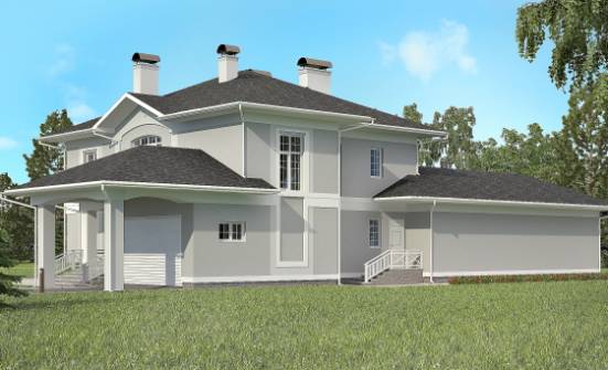 360-001-П Проект двухэтажного дома, гараж, большой дом из кирпича Можга | Проекты домов от House Expert