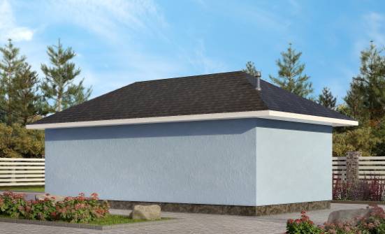 040-001-Л Проект гаража из блока Сарапул | Проекты одноэтажных домов от House Expert