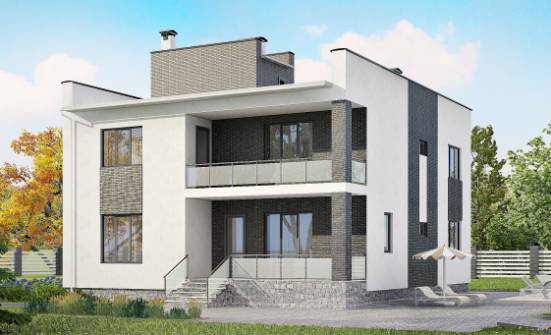 225-001-П Проект двухэтажного дома, уютный загородный дом из поризованных блоков Глазов | Проекты домов от House Expert
