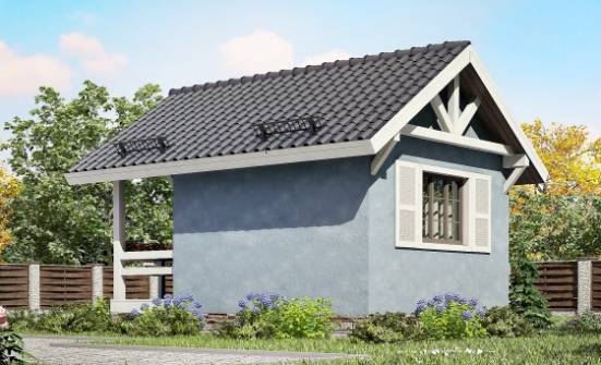 020-001-Л Проект одноэтажного дома, компактный домик из бревен Воткинск | Проекты домов от House Expert