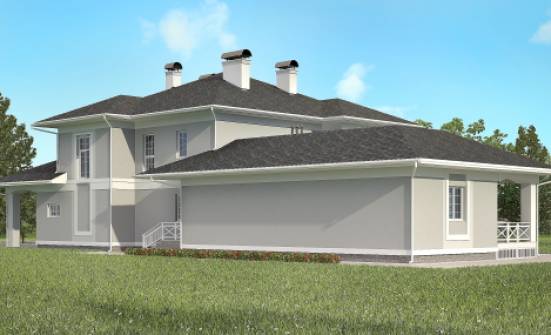 360-001-П Проект двухэтажного дома, гараж, большой дом из кирпича Можга | Проекты домов от House Expert