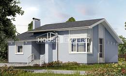 110-003-Л Проект одноэтажного дома, доступный загородный дом из керамзитобетонных блоков, Сарапул