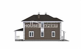 185-002-П Проект двухэтажного дома, недорогой коттедж из газобетона Глазов, House Expert