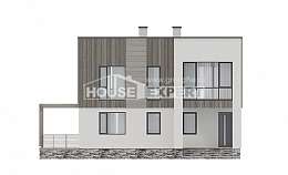 150-017-П Проект двухэтажного дома, бюджетный коттедж из теплоблока Сарапул, House Expert
