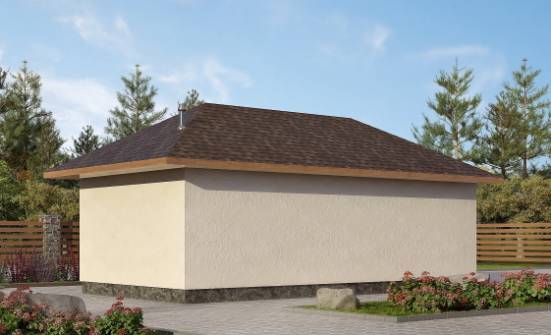 040-001-П Проект гаража из керамзитобетонных блоков Воткинск | Проекты домов от House Expert