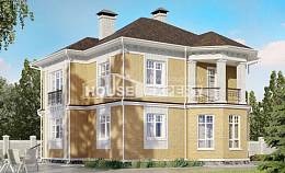160-001-Л Проект двухэтажного дома, современный загородный дом из арболита, Сарапул