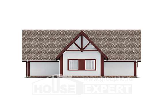 145-002-Л Проект гаража из теплоблока Воткинск, House Expert