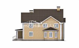 320-003-Л Проект двухэтажного дома, уютный коттедж из твинблока Ижевск, House Expert