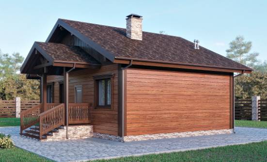 065-001-П Проект бани из теплоблока Ижевск | Проекты домов от House Expert