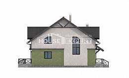 120-003-П Проект двухэтажного дома мансардный этаж, бюджетный дом из поризованных блоков Сарапул, House Expert