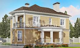 160-001-Л Проект двухэтажного дома, доступный домик из керамзитобетонных блоков Сарапул, House Expert