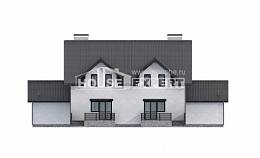 290-003-П Проект двухэтажного дома мансардой, красивый дом из теплоблока Сарапул, House Expert