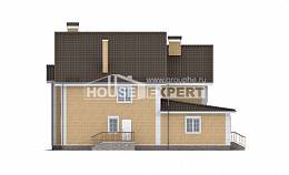 320-003-Л Проект двухэтажного дома, большой дом из газобетона Можга, House Expert