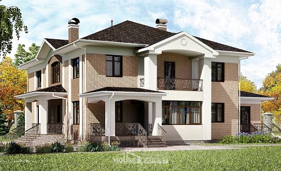 520-001-П Проект трехэтажного дома, современный дом из бризолита Сарапул | Проекты домов от House Expert